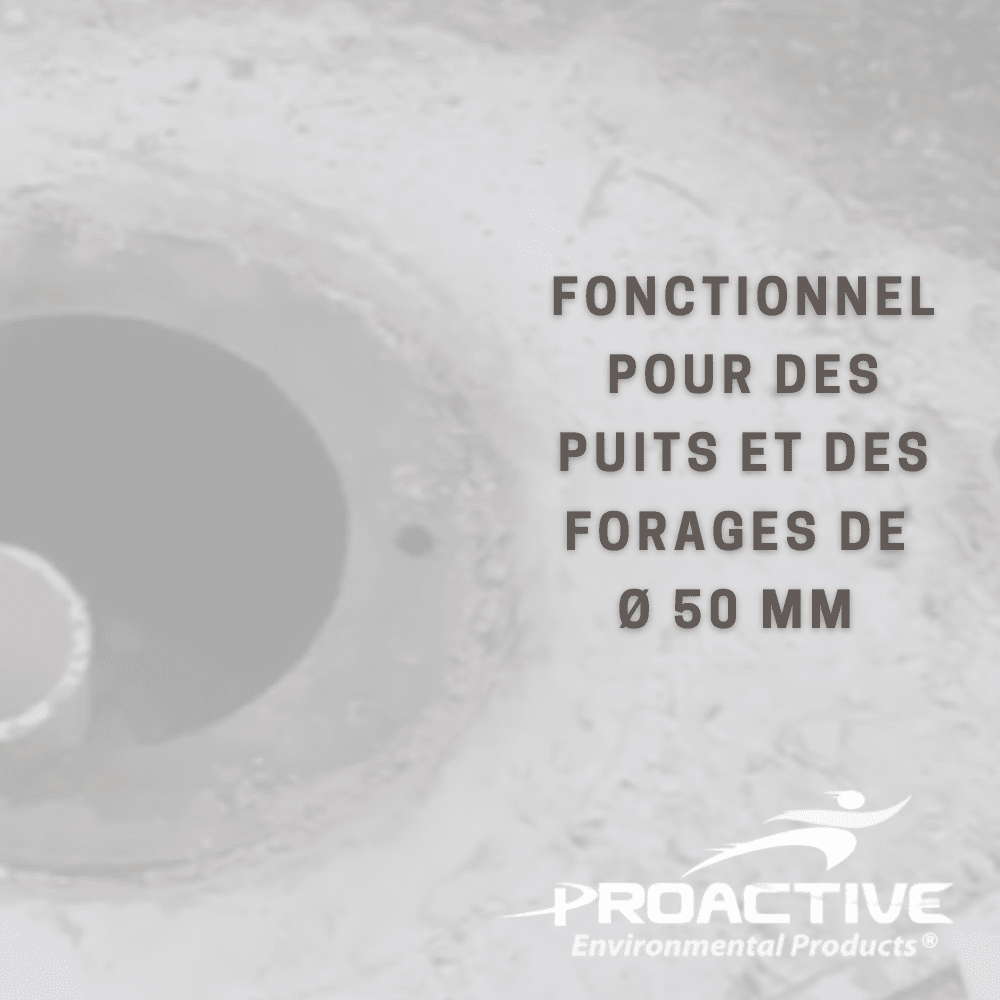 PROACTIVE Pompe immergé 12 Volts Mini-Typhoon® PVC 50mm diametre forage