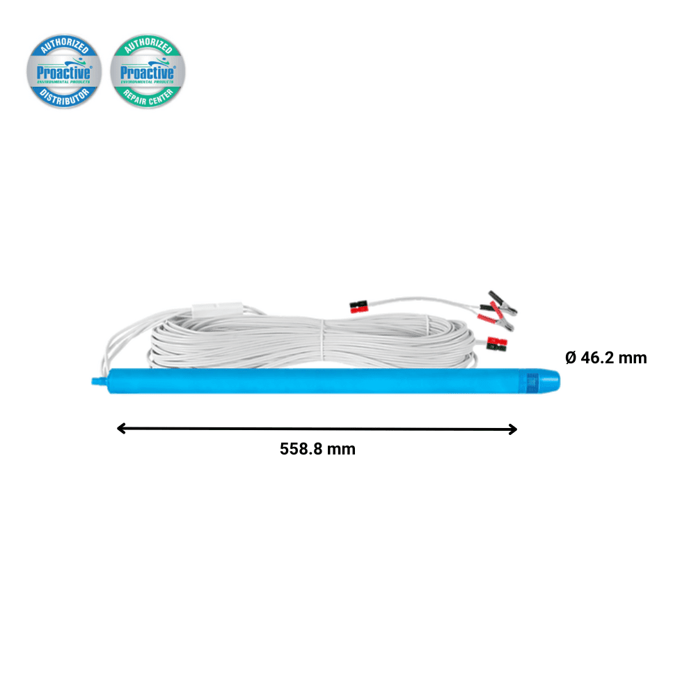 PROACTIVE Pompe immergé 12 Volts Super Twister® PVC - Mesurements