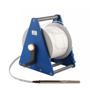 HT HydroTechnik sonde piézométrique manuelle haute precision – Ø 15mm – Type 010 modèle avec support triangulaire - Signe acoustique et optique- Simple, Économique et Robuste