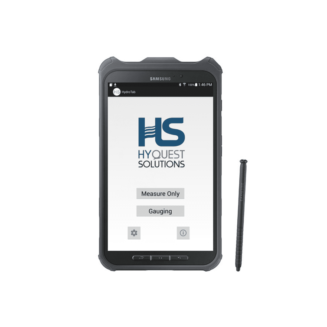 Kisters Logiciel de calcul de jaugeage HYDROTAB + Tablette android