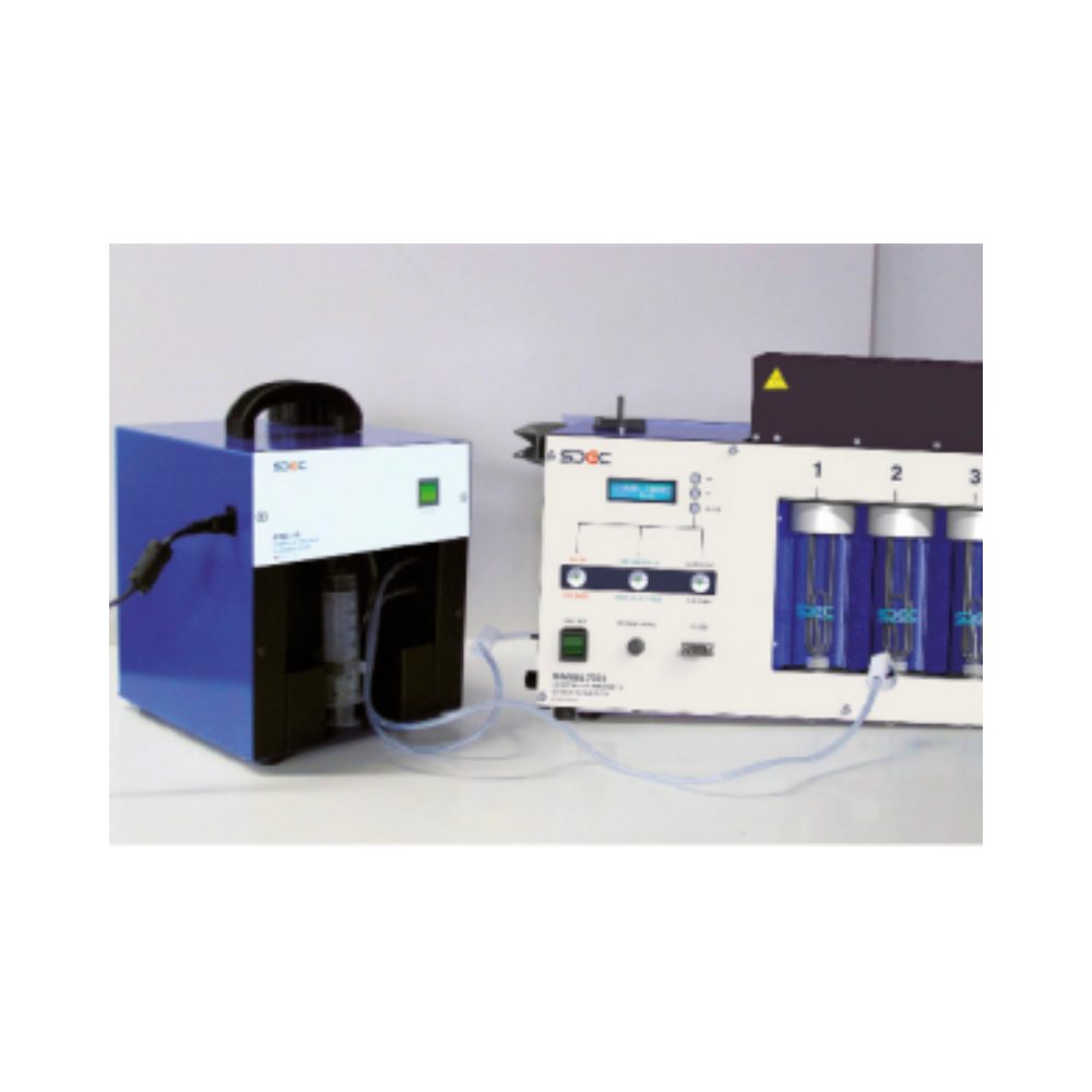 PRC 14 : Pompe de maintenance - Pour nettoyage des tuyaux pour BARBOTEUR à CARBONE 14 HAGUE 7000 connected to HAGUE 7000