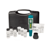 FLIR-EXTECH Kit Complet pour Mesure de Conductivité / pH / TDS / Salinité / Température : Testeur ExStik EC500 + Mallette de transport + Standards de Calibration + Base pondérée et plateaux d'échantillons et plus encore