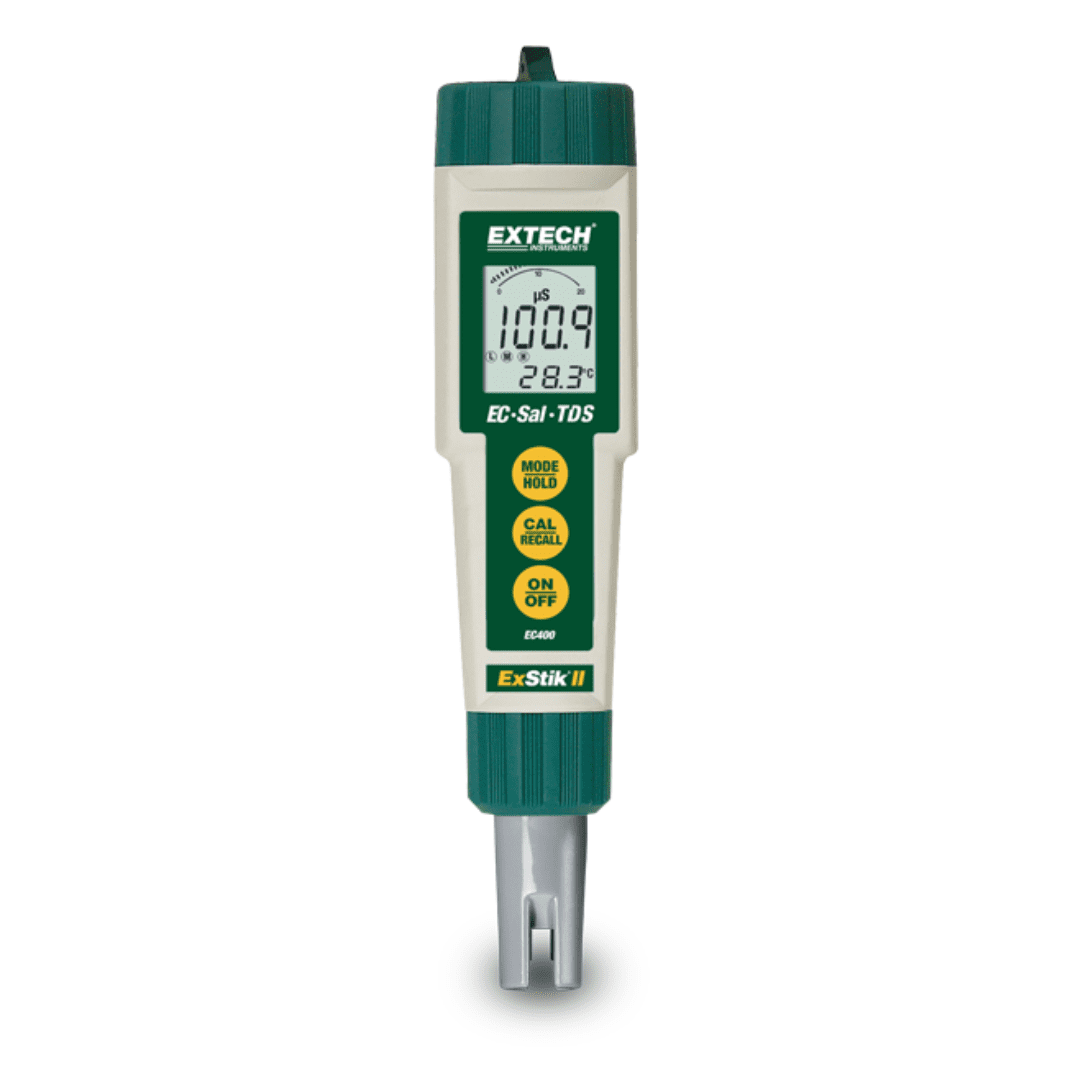 FLIR-EXTECH Testeur de Conductivité / TDS / Salinité et Température - Imperméable - Un capteur multigamme de haute précision qui mesure quatre paramètres