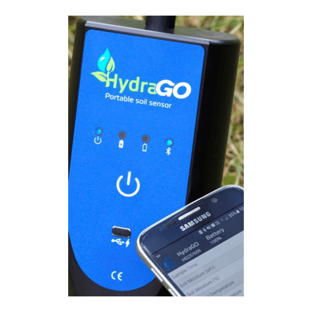 EIJKELKAMP HydraGo - Capteur d’humidité du sol, température (T°C) et conductivité (EC) - Excellence en collecte de données de terrain - 1