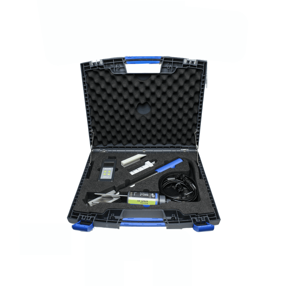 IMKO KIT SONO-WZ + SONO-M1 + boîtier de lecture DIS avec mallette – Sondes portables pour l'humidité du béton frais, du sable et du gravier