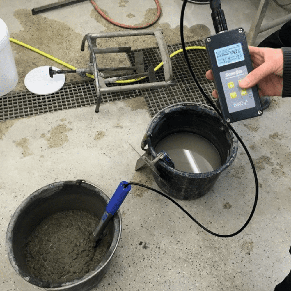 IMKO SONO-WZ – Sonde portable pour l'humidité du béton frais - Mesures fiables en 1-2 minutes dans le terrain