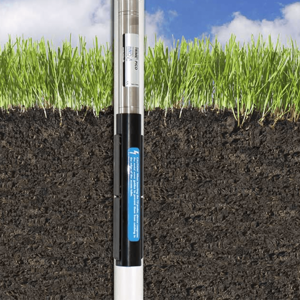 IMKO Sonde d'humidite de sol TDR Trime Pico IPH T3 complète - conçue pour réaliser des mesures non-destructive dans le sol à travers un tube d’accès zoom 2