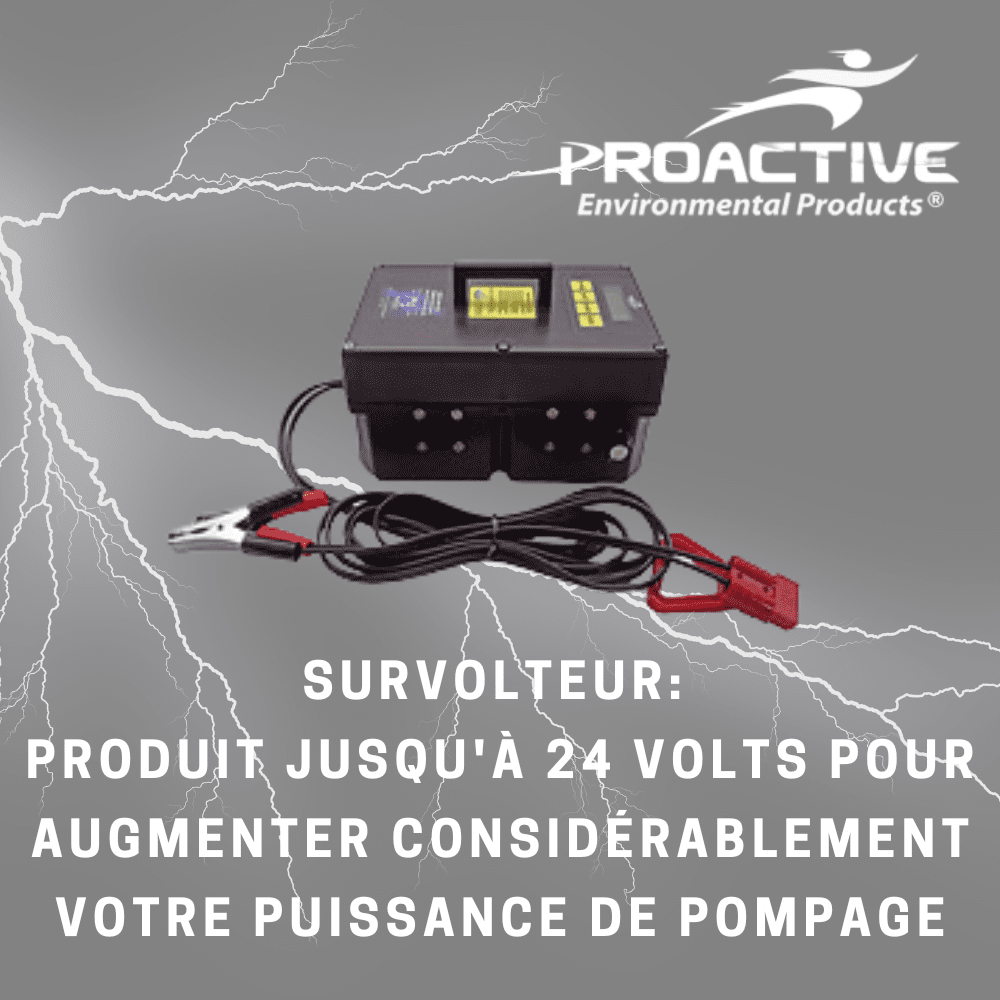 Pompe immergée Monsoon® XL en Acier Inoxydable + Moteur de rechange - HMT 36m