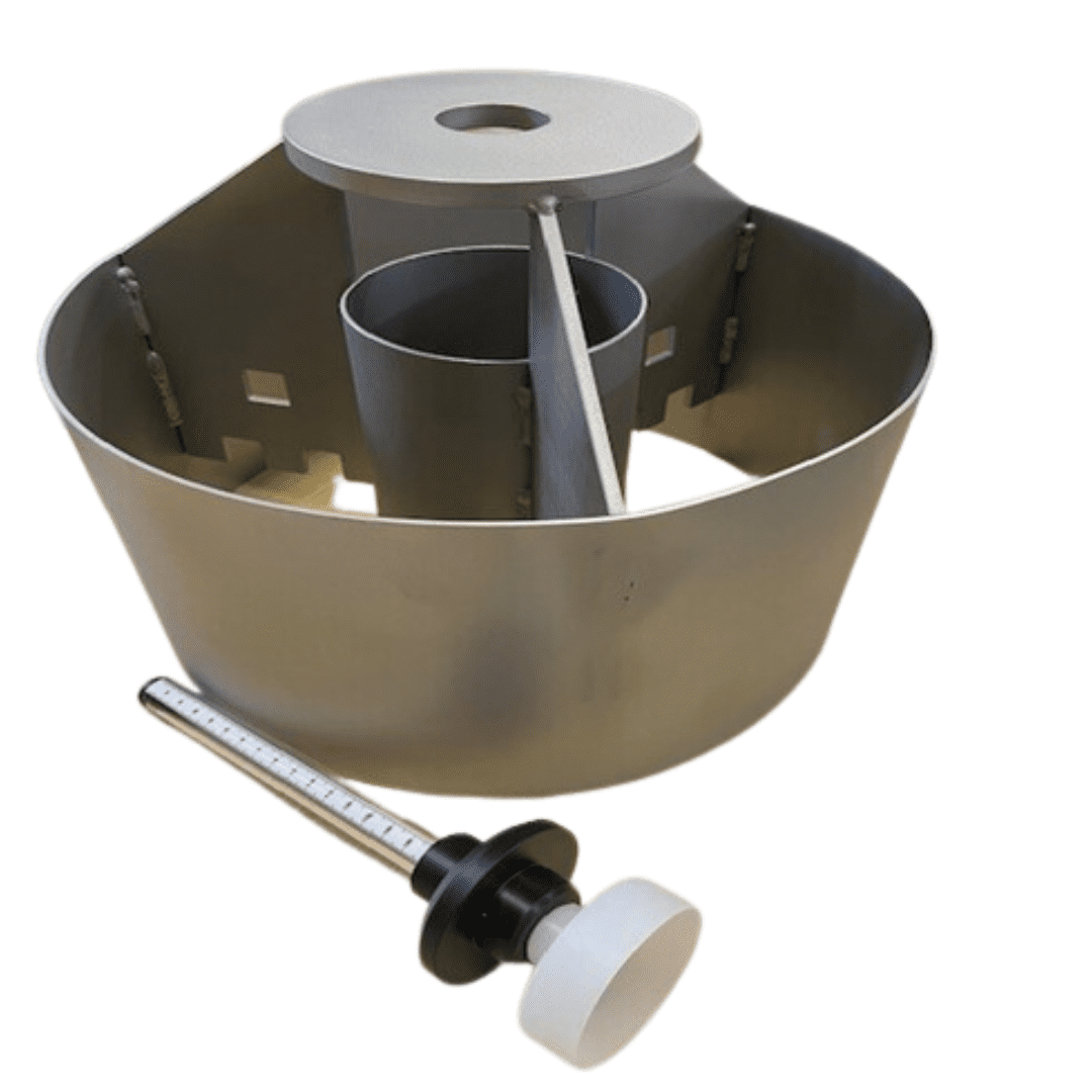 SDEC Infiltromètre à double anneau de type Müntz à charge constante - Pour une mesure en surface compact et robuste - Facile à mettre en oeuvre avec flotteur gradué