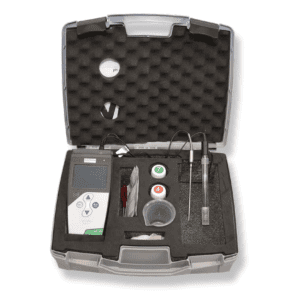 EIJKELKAMP Kit Complet - pHmètre de terrain pour sols et eaux - Mesure du PH / CE / TDS / Salinité - Professionnel et portable -