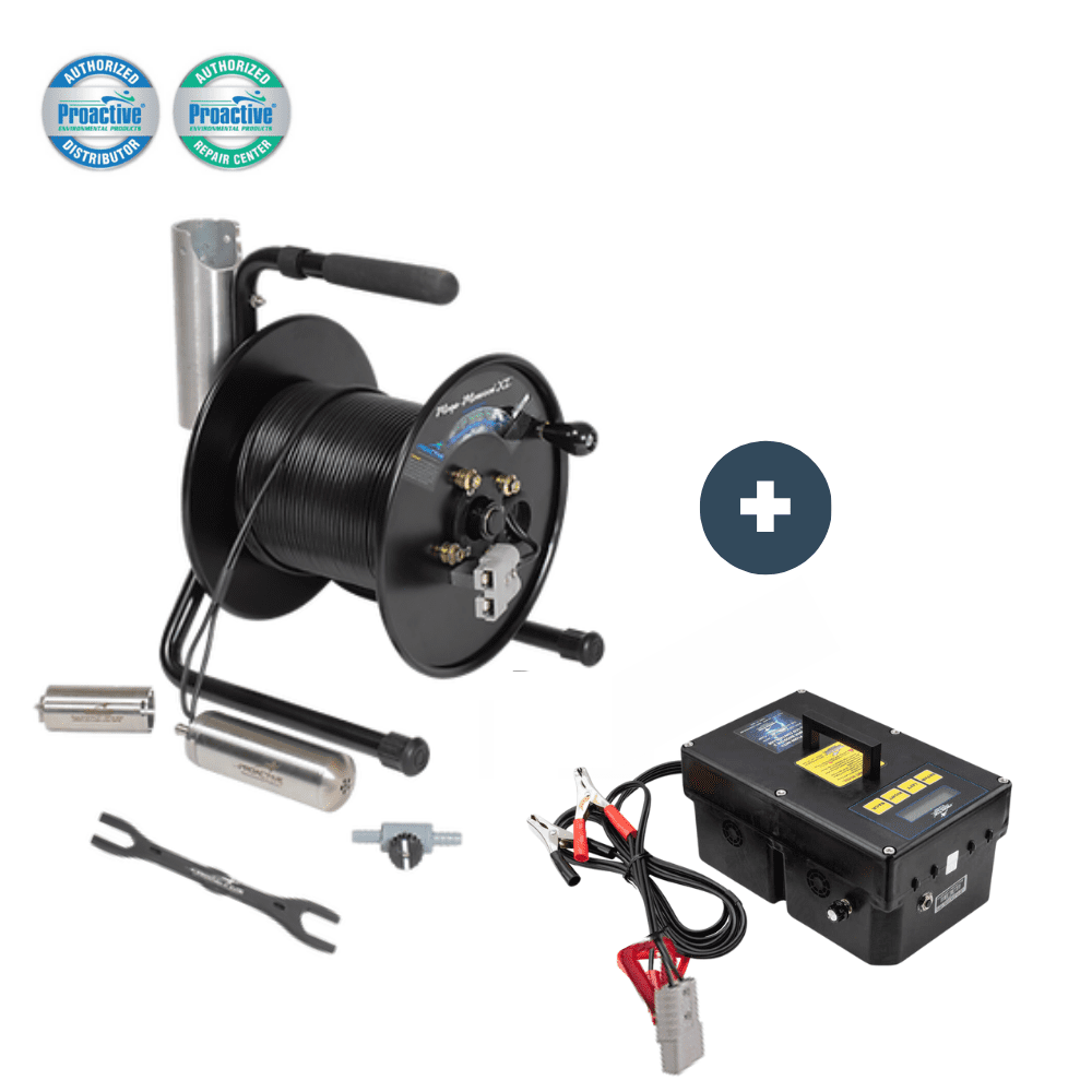 Kit Pompe immergée Mega Monsoon® XL en Acier Inoxydable + Contrôleur low flow LFPBXL3 LCD + Moteur de rechange – HMT 52m