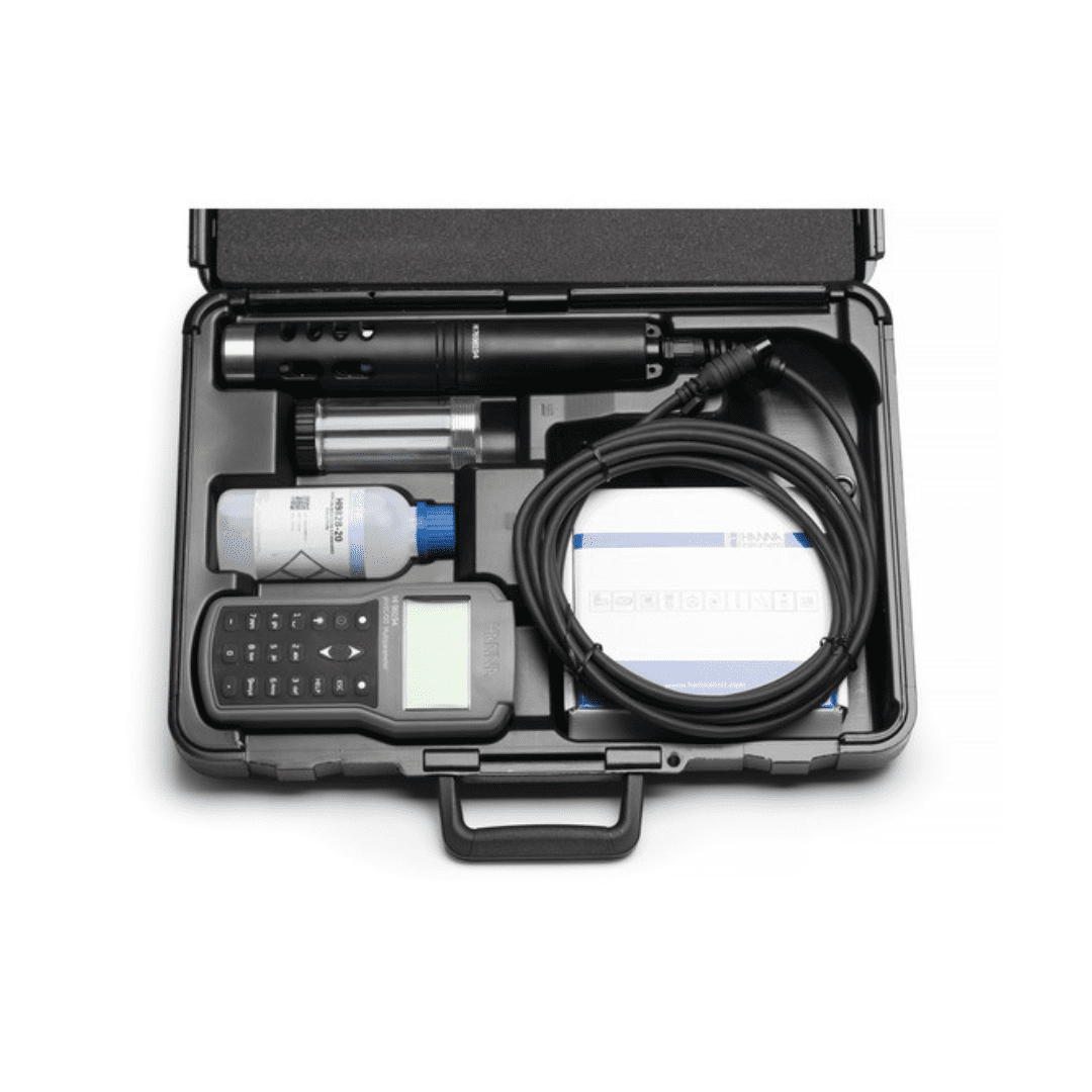 Set complet Multiparamètre portatif HI98194 pHT°CEDOORP - Câble 4m - Mallette+acc. (1)