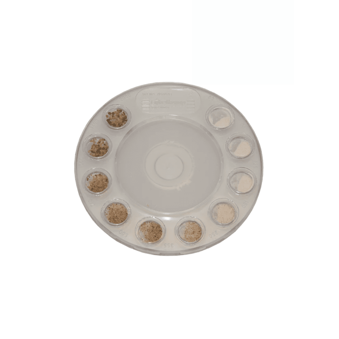 Abaque de comparaison granulométrique pour sable - 08.04