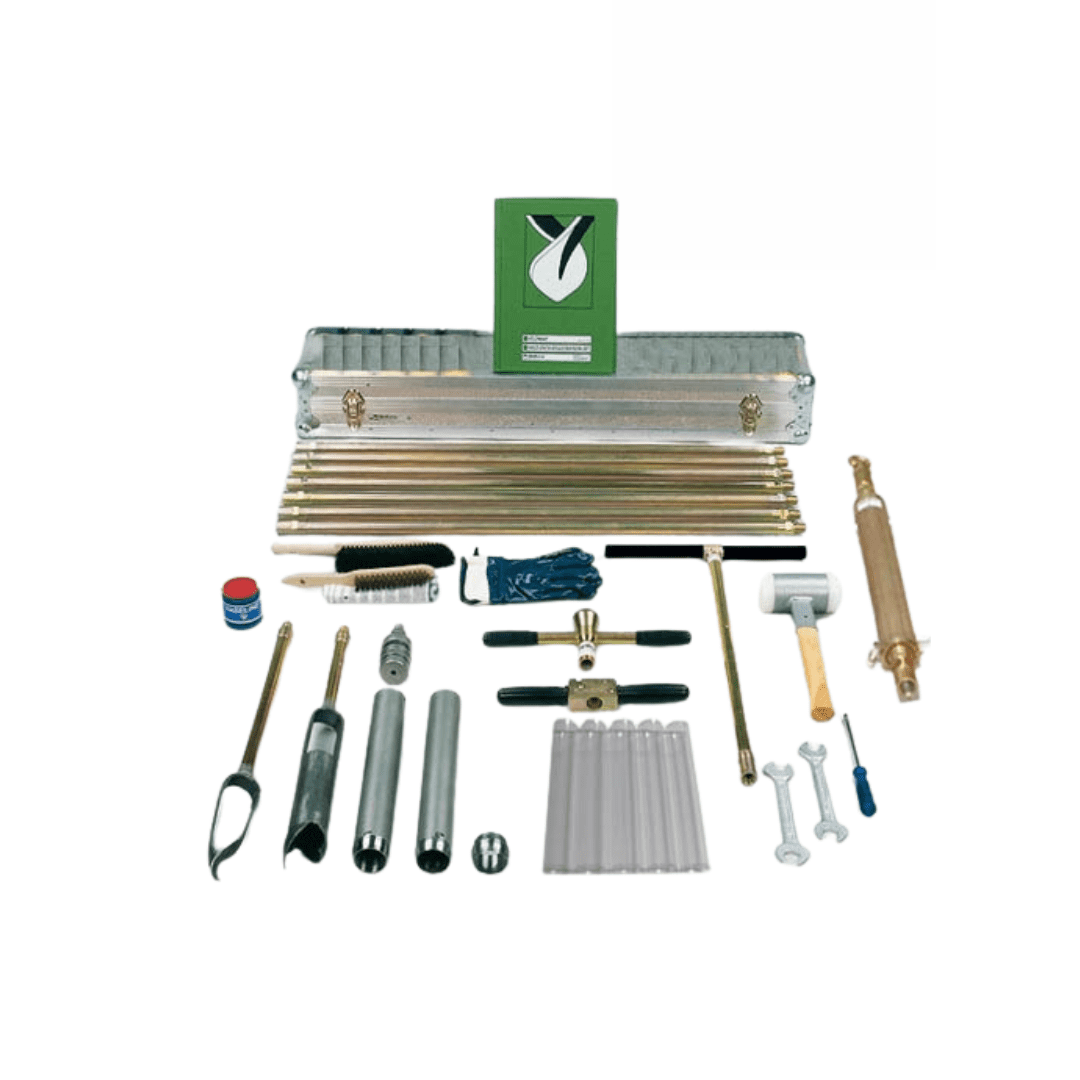 Carottier manuel à gaine plastique d'extraction pour prélever en sol léger ( 7m) - 04.15.SA