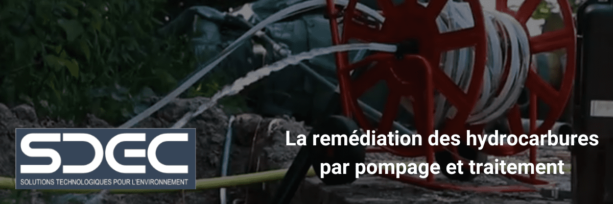 La remédiation des hydrocarbures par pompage et traitement