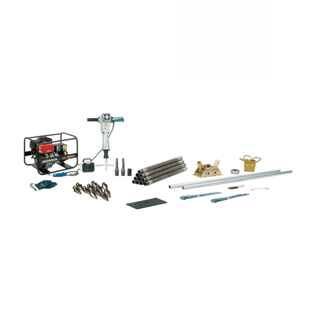 Set de forage motorisé à pointes perdues (prof. 10m)