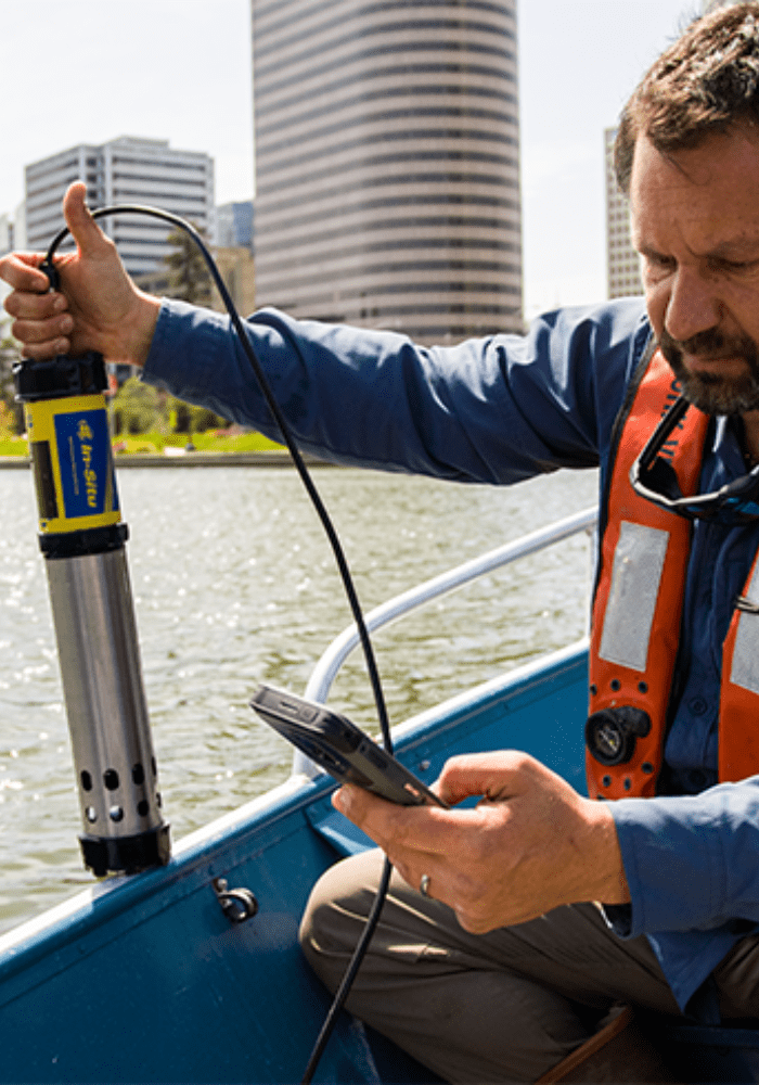 échantillonnage ponctuel des algues