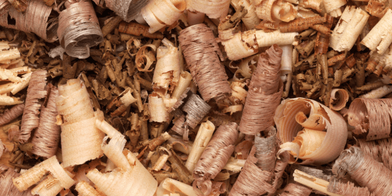 wood shavings