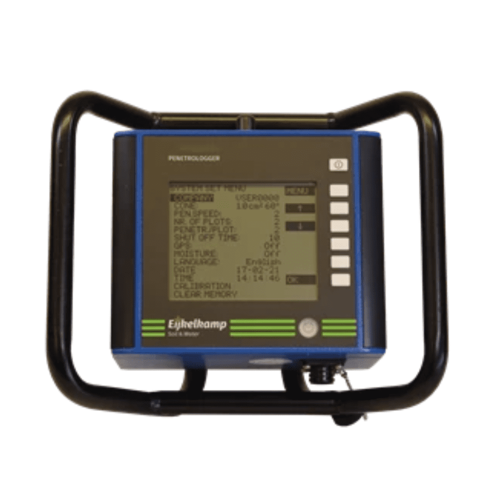 Pénétrologger avec GPS, set standard affichage mesure