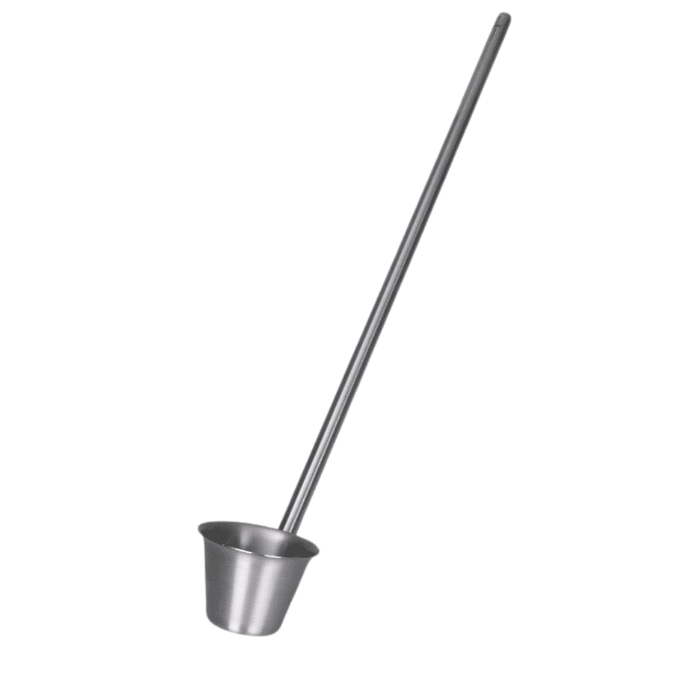 Bécher Inox 1000ml sur perche Inox (longueur 115cm) Pour l’industrie et le traitement des eaux