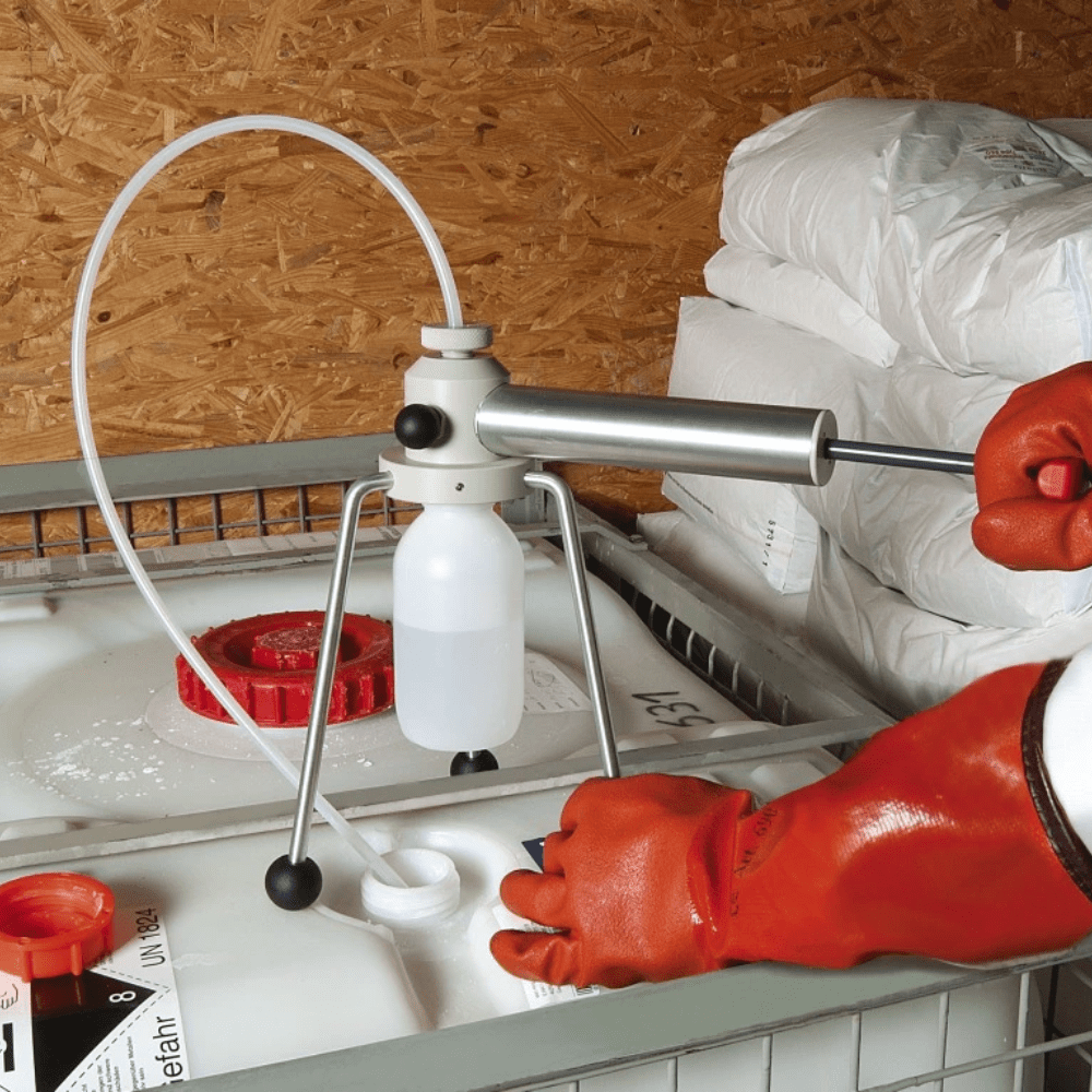 Profil sampler en PP massif (résistant aux produits chimiques) pour le prélèvement de substances usuelles dans le terrain