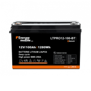 Batterie Lithium Fer-Phosphate LTPRO BT 12v/100AH, 10,3kg