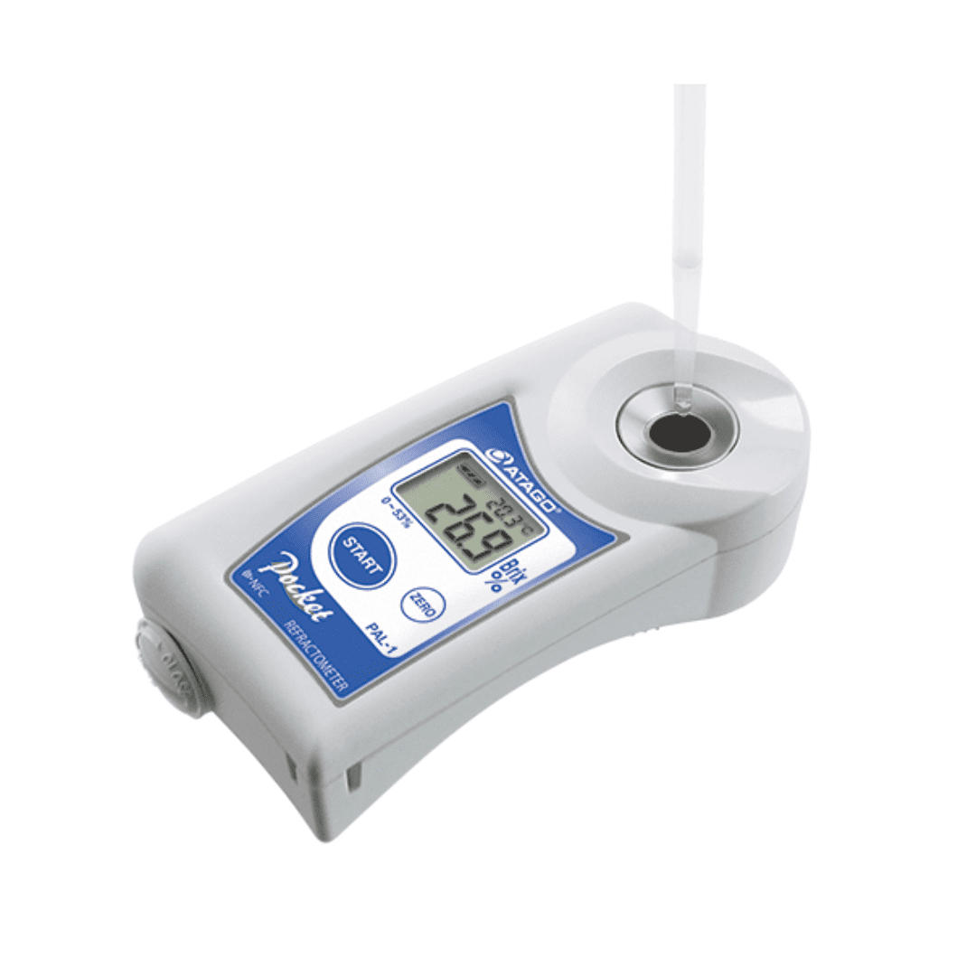 Réfractomètre de Sucre automatique Brix PAL-1 - Modèle optique portable avec liquide