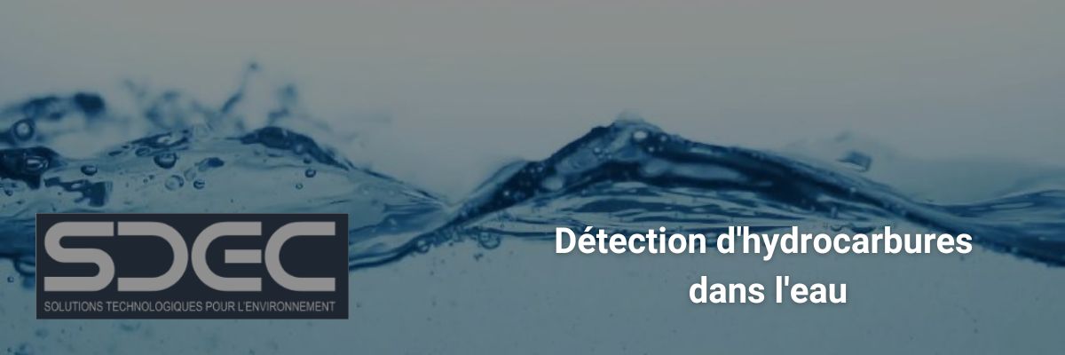 Détection d'hydrocarbures dans l'eau